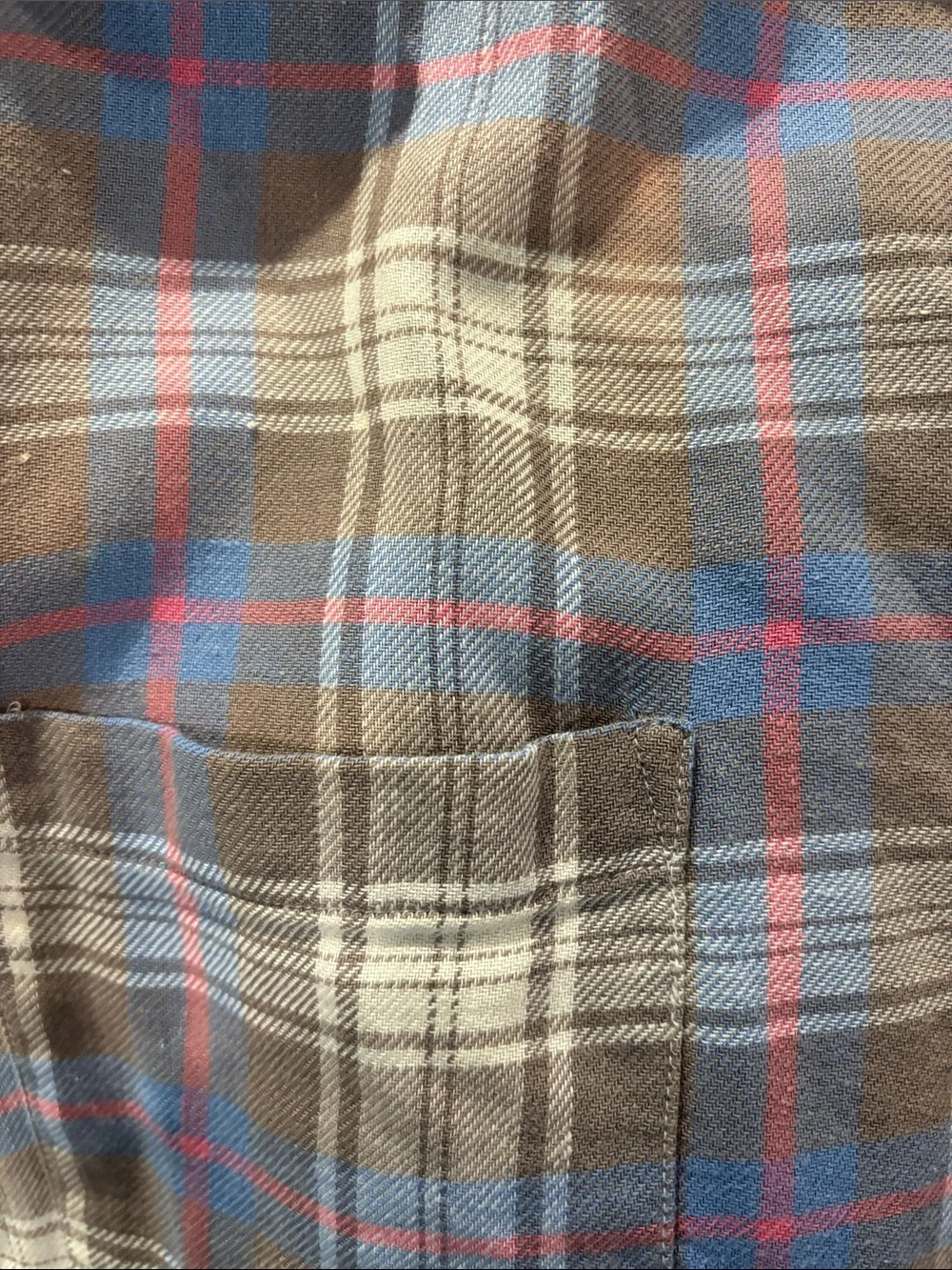 J. Crew Men's Lightweight Plaid Button-Down Shirt in Gray, Blue, and Cream